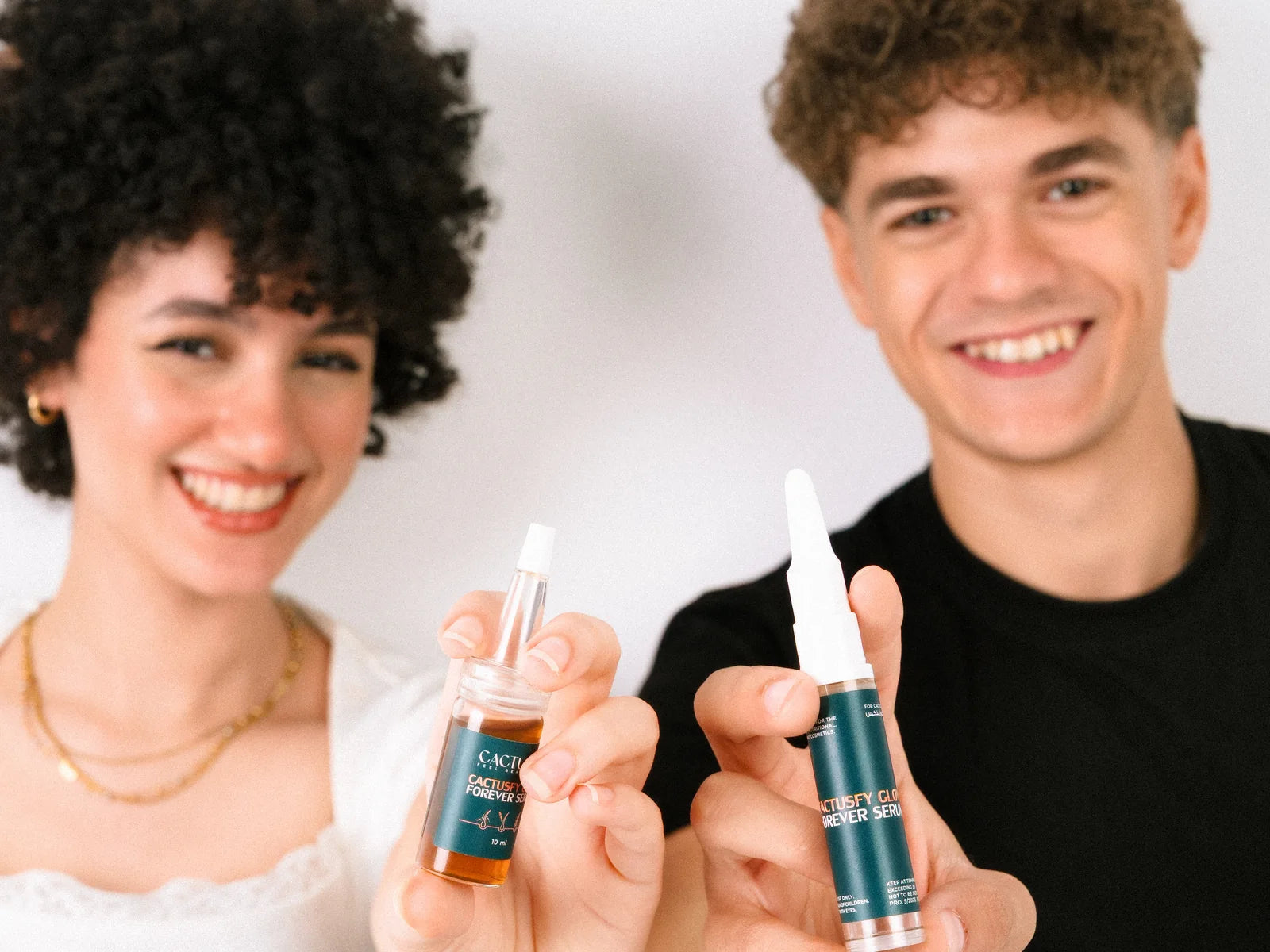 Cactusfy models with Glow Forever Serum